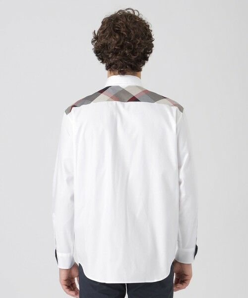 BLUE LABEL / BLACK LABEL CRESTBRIDGE / ブルーレーベル / ブラックレーベル・クレストブリッジ  シャツ・ブラウス | 【一部店舗限定】コーギーエンブロイダリーショルダーチェックシャツ | 詳細3