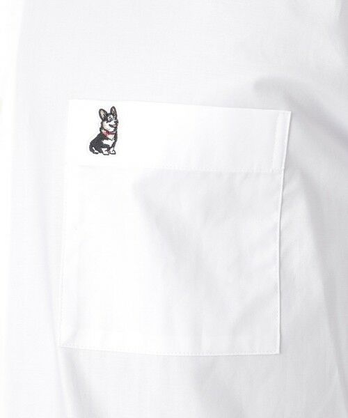 BLUE LABEL / BLACK LABEL CRESTBRIDGE / ブルーレーベル / ブラックレーベル・クレストブリッジ  シャツ・ブラウス | 【一部店舗限定】コーギーエンブロイダリーショルダーチェックシャツ | 詳細5