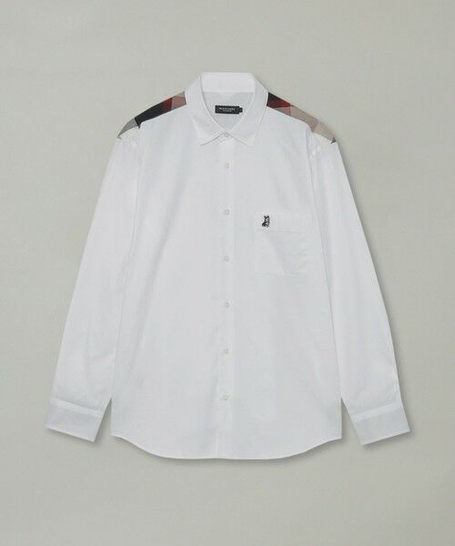 BLUE LABEL / BLACK LABEL CRESTBRIDGE / ブルーレーベル / ブラックレーベル・クレストブリッジ  シャツ・ブラウス | 【一部店舗限定】コーギーエンブロイダリーショルダーチェックシャツ | 詳細6