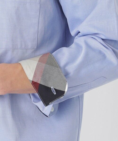 BLUE LABEL / BLACK LABEL CRESTBRIDGE / ブルーレーベル / ブラックレーベル・クレストブリッジ  シャツ・ブラウス | 【一部店舗限定】コーギーエンブロイダリーショルダーチェックシャツ | 詳細10