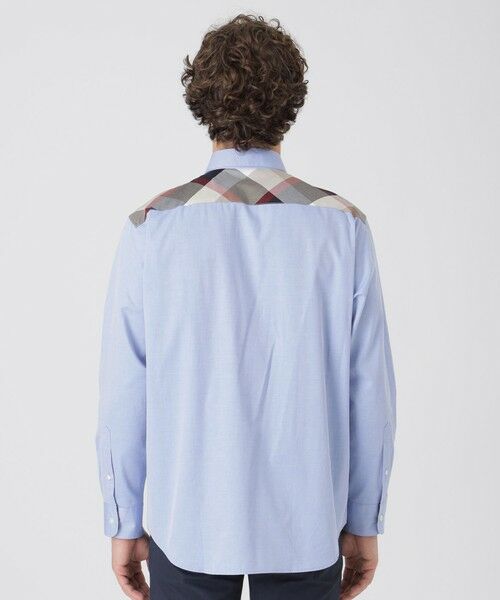 BLUE LABEL / BLACK LABEL CRESTBRIDGE / ブルーレーベル / ブラックレーベル・クレストブリッジ  シャツ・ブラウス | 【一部店舗限定】コーギーエンブロイダリーショルダーチェックシャツ | 詳細9