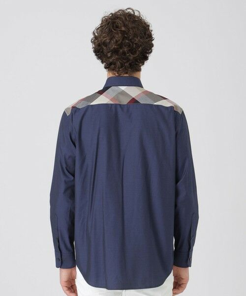 BLUE LABEL / BLACK LABEL CRESTBRIDGE / ブルーレーベル / ブラックレーベル・クレストブリッジ  シャツ・ブラウス | 【一部店舗限定】コーギーエンブロイダリーショルダーチェックシャツ | 詳細15