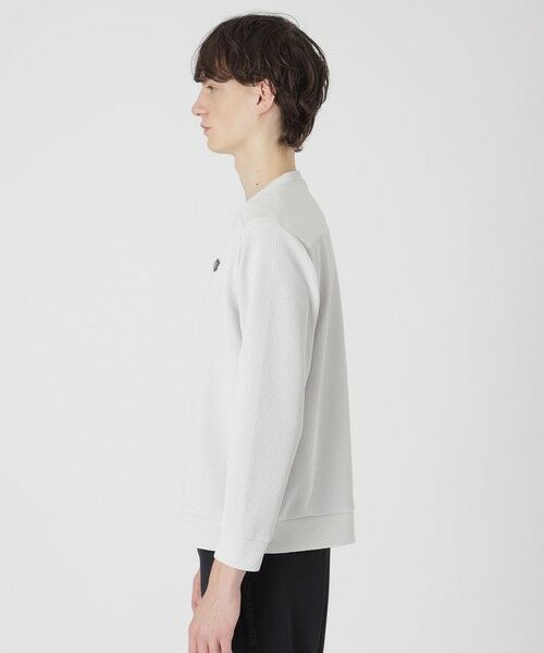 BLUE LABEL / BLACK LABEL CRESTBRIDGE / ブルーレーベル / ブラックレーベル・クレストブリッジ  カットソー | 【BLACK lab.】シャドーチェックハイブリッドニットソー | 詳細2