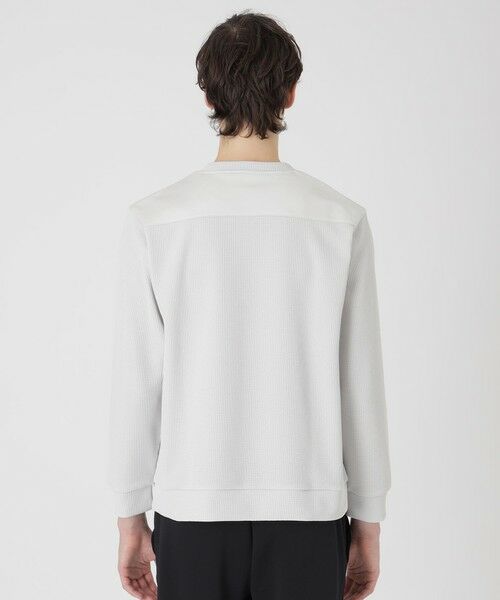 BLUE LABEL / BLACK LABEL CRESTBRIDGE / ブルーレーベル / ブラックレーベル・クレストブリッジ  カットソー | 【BLACK lab.】シャドーチェックハイブリッドニットソー | 詳細3