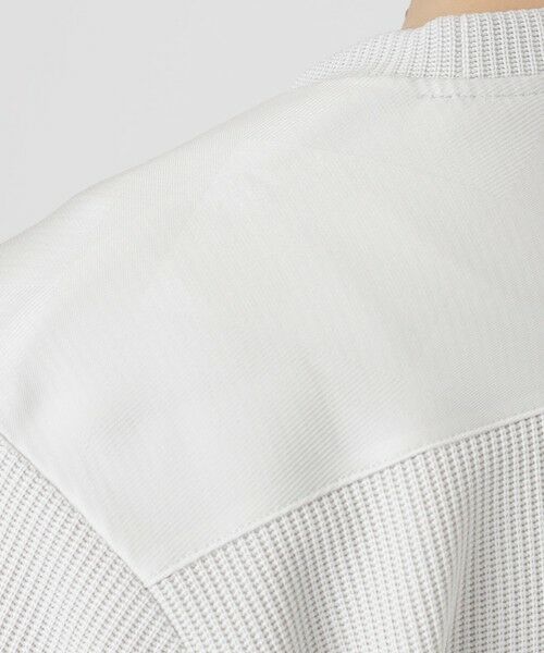 BLUE LABEL / BLACK LABEL CRESTBRIDGE / ブルーレーベル / ブラックレーベル・クレストブリッジ  カットソー | 【BLACK lab.】シャドーチェックハイブリッドニットソー | 詳細4
