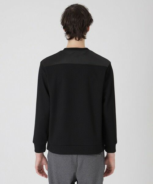 BLUE LABEL / BLACK LABEL CRESTBRIDGE / ブルーレーベル / ブラックレーベル・クレストブリッジ  カットソー | 【BLACK lab.】シャドーチェックハイブリッドニットソー | 詳細9