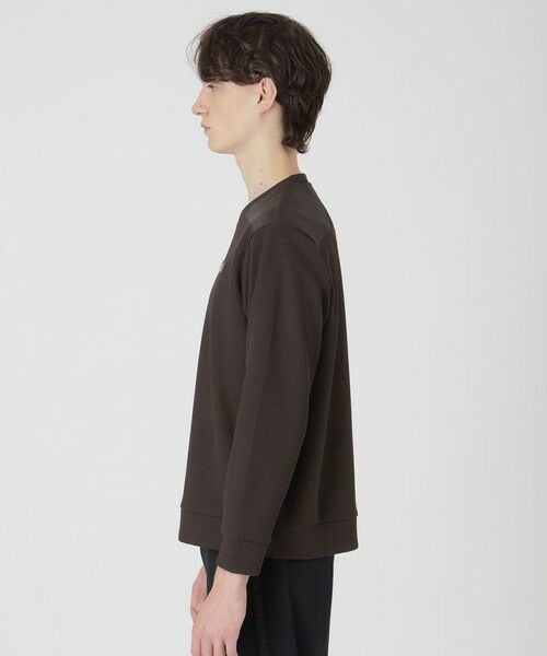 BLUE LABEL / BLACK LABEL CRESTBRIDGE / ブルーレーベル / ブラックレーベル・クレストブリッジ  カットソー | 【BLACK lab.】シャドーチェックハイブリッドニットソー | 詳細14