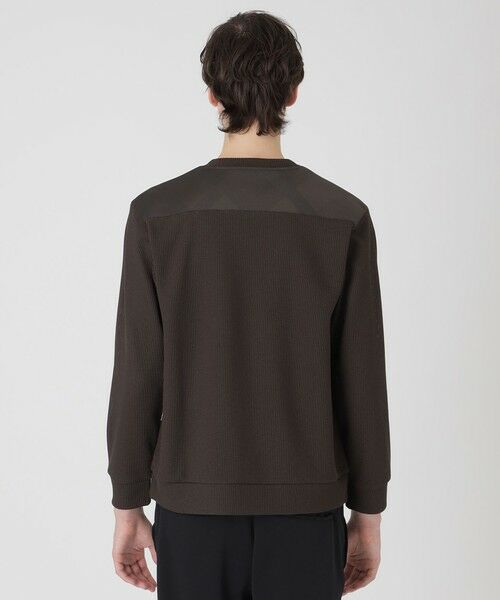 BLUE LABEL / BLACK LABEL CRESTBRIDGE / ブルーレーベル / ブラックレーベル・クレストブリッジ  カットソー | 【BLACK lab.】シャドーチェックハイブリッドニットソー | 詳細15