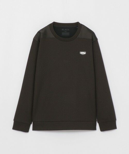 BLUE LABEL / BLACK LABEL CRESTBRIDGE / ブルーレーベル / ブラックレーベル・クレストブリッジ  カットソー | 【BLACK lab.】シャドーチェックハイブリッドニットソー | 詳細18