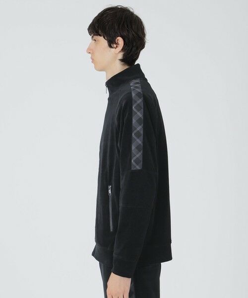 BLUE LABEL / BLACK LABEL CRESTBRIDGE / ブルーレーベル / ブラックレーベル・クレストブリッジ  カットソー | 【BLACK lab.】ベロアジャージートラックジャケット | 詳細3