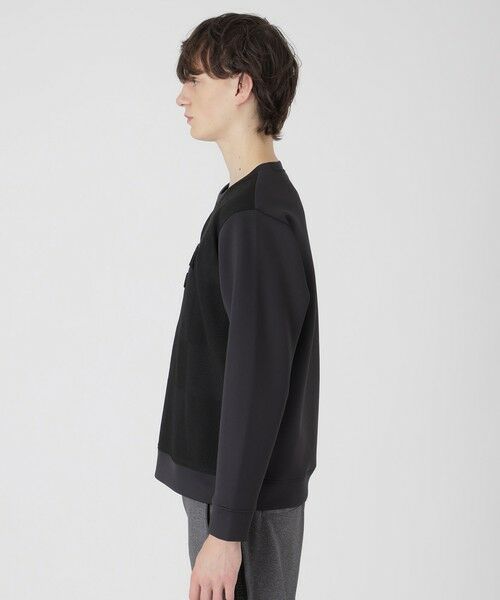 BLUE LABEL / BLACK LABEL CRESTBRIDGE / ブルーレーベル / ブラックレーベル・クレストブリッジ  カットソー | 【BLACK lab.】シャドーチェックダブルニットスウェットシャツ | 詳細7