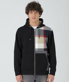BLUE LABEL / BLACK LABEL CRESTBRIDGE / ブルーレーベル / ブラックレーベル・クレストブリッジ  カットソー | 【一部店舗限定】パッチワークチェックパーカー