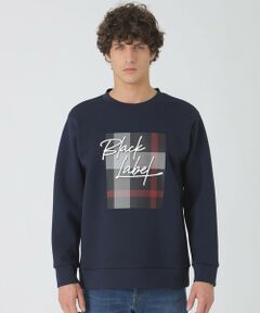 BLUE LABEL / BLACK LABEL CRESTBRIDGE / ブルーレーベル / ブラックレーベル・クレストブリッジ  カットソー | 【一部店舗限定】チェックボックスロゴスウェットシャツ
