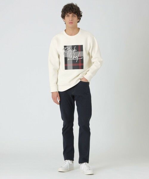 BLUE LABEL / BLACK LABEL CRESTBRIDGE / ブルーレーベル / ブラックレーベル・クレストブリッジ カットソー | 【一部店舗限定】チェックボックスロゴスウェットシャツ | 詳細1