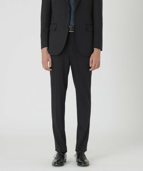 BLUE LABEL / BLACK LABEL CRESTBRIDGE / ブルーレーベル / ブラックレーベル・クレストブリッジ その他パンツ | 【BE FLEX SUIT】シャドーグレンチェックトラウザーズ(ネイビー1)
