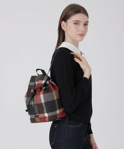 BLUE LABEL / BLACK LABEL CRESTBRIDGE / ブルーレーベル / ブラックレーベル・クレストブリッジ  ショルダーバッグ | クレストブリッジチェックPVCバックパック | 詳細1