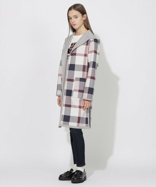 BLUE LABEL / BLACK LABEL CRESTBRIDGE / ブルーレーベル / ブラックレーベル・クレストブリッジ  その他アウター | 【EC・サテライト限定】クレストブリッジチェックリバーシブルダンボールコーディガン | 詳細3