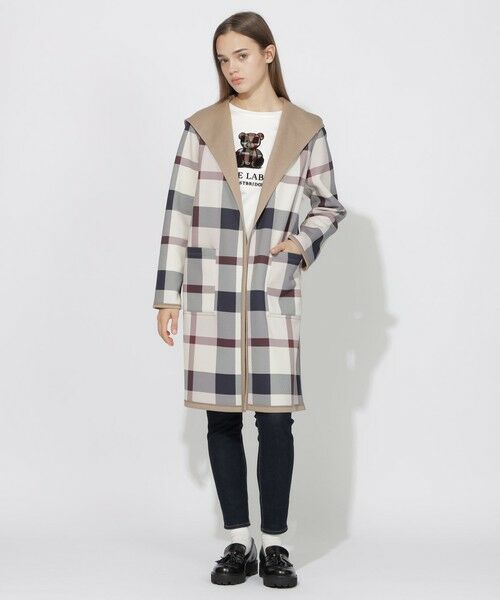 BLUE LABEL / BLACK LABEL CRESTBRIDGE / ブルーレーベル / ブラックレーベル・クレストブリッジ  その他アウター | 【EC・サテライト限定】クレストブリッジチェックリバーシブルダンボールコーディガン | 詳細21