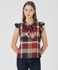 BLUE LABEL / BLACK LABEL CRESTBRIDGE / ブルーレーベル / ブラックレーベル・クレストブリッジ  シャツ・ブラウス | 【原宿限定】フリルスリーブブラウス