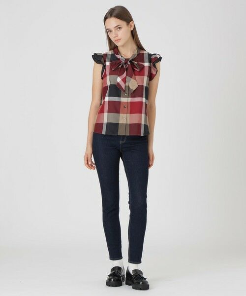 BLUE LABEL / BLACK LABEL CRESTBRIDGE / ブルーレーベル / ブラックレーベル・クレストブリッジ  シャツ・ブラウス | 【原宿限定】フリルスリーブブラウス | 詳細1