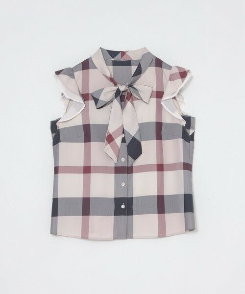 BLUE LABEL / BLACK LABEL CRESTBRIDGE / ブルーレーベル / ブラックレーベル・クレストブリッジ  シャツ・ブラウス | 【原宿限定】フリルスリーブブラウス | 詳細14