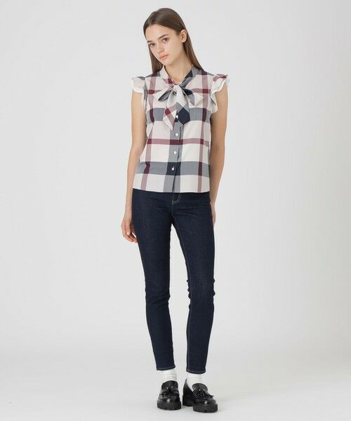 BLUE LABEL / BLACK LABEL CRESTBRIDGE / ブルーレーベル / ブラックレーベル・クレストブリッジ  シャツ・ブラウス | 【原宿限定】フリルスリーブブラウス | 詳細8