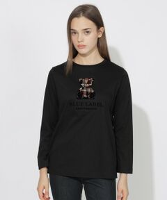 BLUE LABEL / BLACK LABEL CRESTBRIDGE / ブルーレーベル / ブラックレーベル・クレストブリッジ  カットソー | 【EC・サテライト限定】ベアー刺繍ロングTシャツ