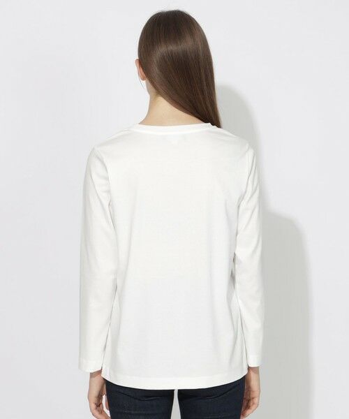 BLUE LABEL / BLACK LABEL CRESTBRIDGE / ブルーレーベル / ブラックレーベル・クレストブリッジ カットソー | 【EC・サテライト限定】ベアー刺繍ロングTシャツ | 詳細4