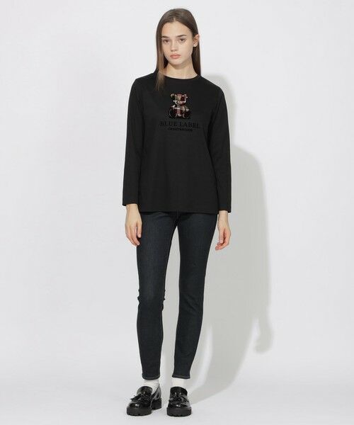 BLUE LABEL / BLACK LABEL CRESTBRIDGE / ブルーレーベル / ブラックレーベル・クレストブリッジ カットソー | 【EC・サテライト限定】ベアー刺繍ロングTシャツ | 詳細8
