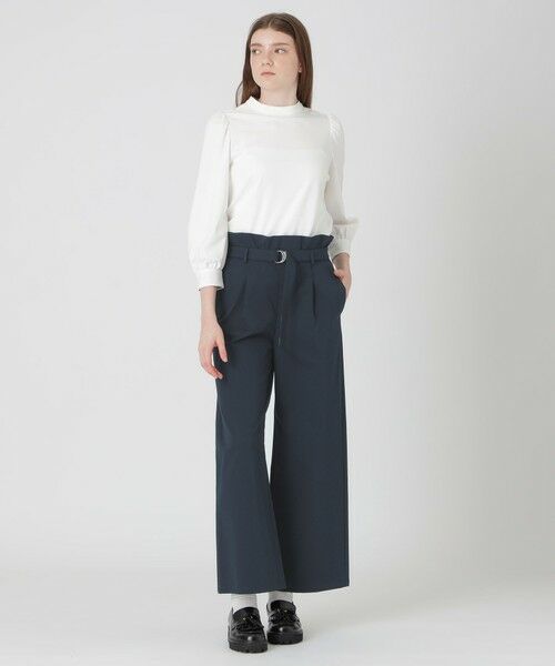 BLUE LABEL / BLACK LABEL CRESTBRIDGE / ブルーレーベル / ブラックレーベル・クレストブリッジ  その他パンツ | フリルディテールハイウエストパンツ | 詳細1