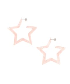 ＊＊Daily russet / デイリーラシット ピアス・イヤリング | 【Casselini(キャセリーニ)】アクリル星フープピアス