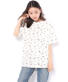 ＊＊Daily russet / デイリーラシット Tシャツ | ナイジェルグラフ総柄Tシャツ