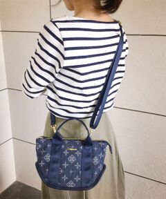 ＊＊Daily russet / デイリーラシット トートバッグ | デニムジャガード船底トートバッグ（小）