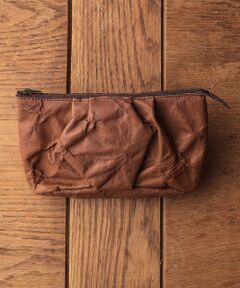 ＊＊Daily russet / デイリーラシット ポーチ | 【KYOTO Fabric】タックポーチ