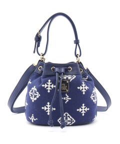 ＊＊Daily russet / デイリーラシット ショルダーバッグ | ニットジャガード巾着バッグ