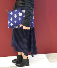 ＊＊Daily russet / デイリーラシット ショルダーバッグ | ニットジャガードフラットショルダーバッグ