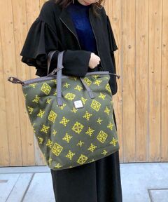 ＊＊Daily russet / デイリーラシット トートバッグ | ニットジャガードポーチ付きトートバッグ