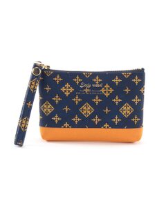 ＊＊Daily russet / デイリーラシット ポーチ | バイカラーPVC紐付きフラットポーチ