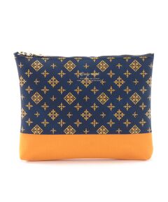 ＊＊Daily russet / デイリーラシット ポーチ | バイカラーPVCフラットポーチ（M）