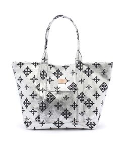 ＊＊Daily russet / デイリーラシット トートバッグ | 【KYOTO Fabric】デニム箔台形トートバッグ