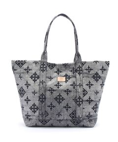 ＊＊Daily russet / デイリーラシット トートバッグ | 【KYOTO Fabric】デニム箔台形トートバッグ