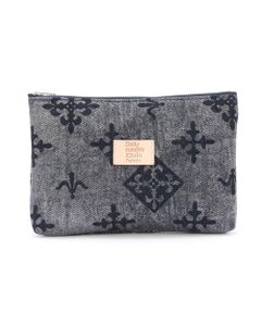 ＊＊Daily russet / デイリーラシット ポーチ | 【KYOTO Fabric】デニム箔ポーチ