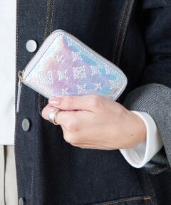 エナメル型押しコインケース