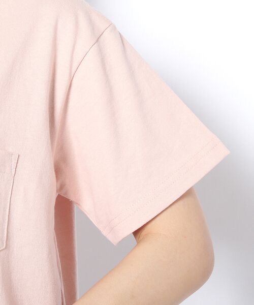 セール】 フラミンゴ刺繍ポケTシャツ （カットソー）｜Daily russet