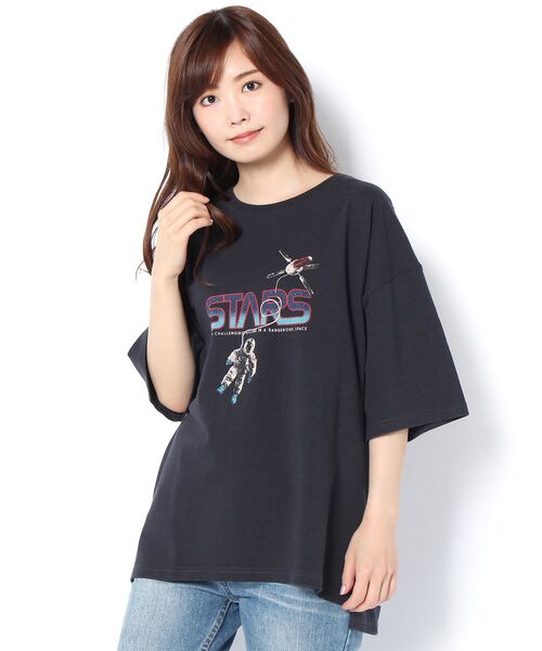 セール 宇宙柄bigtシャツ Tシャツ Daily Russet デイリーラシット ファッション通販 タカシマヤファッションスクエア