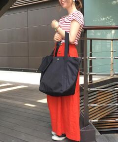 モノグラムプリントベーシックトートバッグ