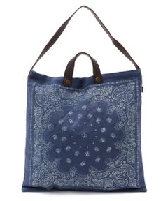 ＊＊Daily russet / デイリーラシット トートバッグ | バンダナ柄起毛 2wayトートバッグ