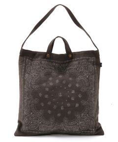 ＊＊Daily russet / デイリーラシット トートバッグ | バンダナ柄起毛 2wayトートバッグ