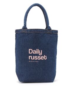 ＊＊Daily russet / デイリーラシット トートバッグ | デニムパイプハンドルトートバッグ（L）