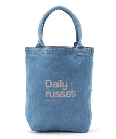 ＊＊Daily russet / デイリーラシット トートバッグ | デニムパイプハンドルトートバッグ（L）